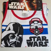 canottiera e slip a tema Star Wars per bambino tra
