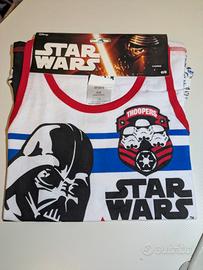canottiera e slip a tema Star Wars per bambino tra