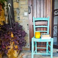 SEDIA VINTAGE SHABBY COMODINO