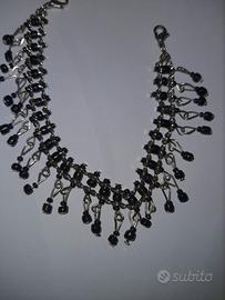 Bracciale nero e grigio