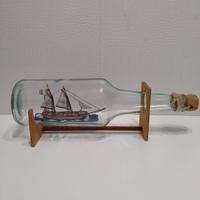 Nave antica in bottiglia  da collezione