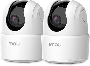 Imou Kit Telecamera Wi-Fi Interno 3MP, 2K Videocam