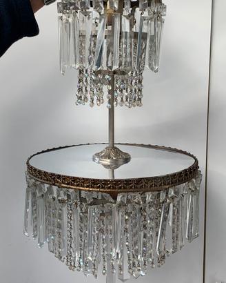 Lampadario con pendenti stile impero