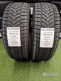 2 gomme 215 55 18 DUNLOP INV RIF1311
