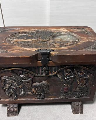 Baule/cassapanca in legno
