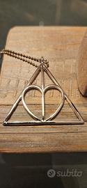 Set collana, orecchini e 2 anelli harry potter