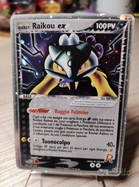 Pokemon Rocket's Raikou ex Holo segreto-raro DE 10
