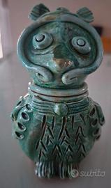 Civetta in ceramica
