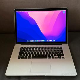 Apple MacBook Pro 2015 15" - Model A1398 - 256GB