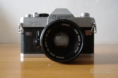 Reflex Canon FTb + Canon FD 50mm f1.8