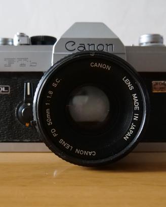 Reflex Canon FTb + Canon FD 50mm f1.8