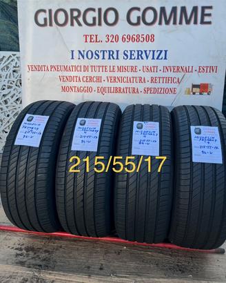 GOMME 215/55/17 Nuove e usate in otime condizioni