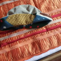 Cappello in vera renna e pile double face