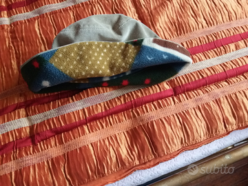 Cappello in vera renna e pile double face