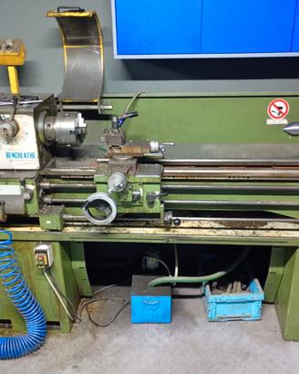 Tornio parallelo per metalli con scatola Norton