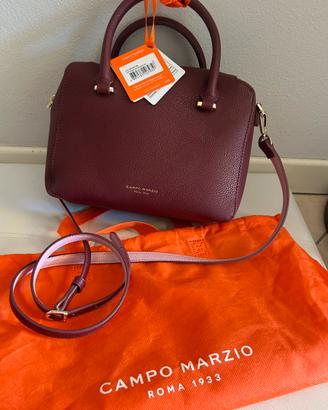 Borsa Campo Marzio,made in italy color borgogna