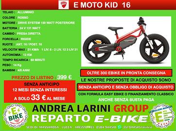 Ducati E- Moto Kid 16