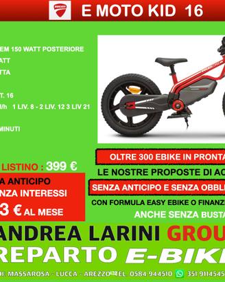 Ducati E- Moto Kid 16