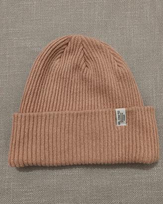 H&M cappello berretto lana coste tg U rosa