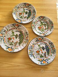 4 Piatti Ceramica Montelupo Fiorentino - Morelli