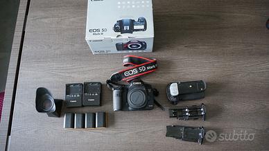 Canon 5DMrkiii + 4 batterie e telecomando