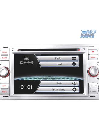 NAVIGATORE RADIO 7" PER FORD QUADRATA COLORE ARGE
