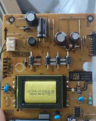 scheda alimentatore tv
