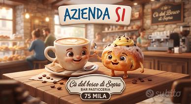 Bar pasticceria con cucina-
