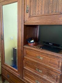 ARMADIO FINE ‘800 CON SPECCHIERA