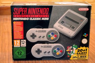 Lotto SNES Classic Mini + alimentatore MAI USATI