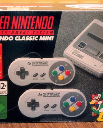 Lotto SNES Classic Mini + alimentatore MAI USATI