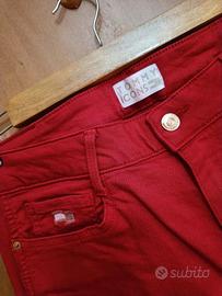 Tommy Hilfiger/ jeans rosso/ pantalone donna: