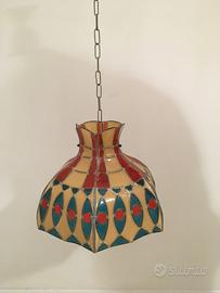 Lampadario vintage stile liberty