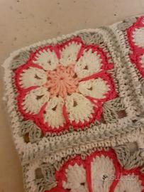 pochette mattonelle uncinetto