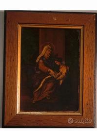 Antico dipinto su vetro