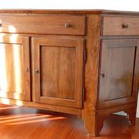 Credenza in noce 1800