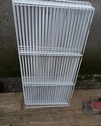 griglie bianche x gabbie 