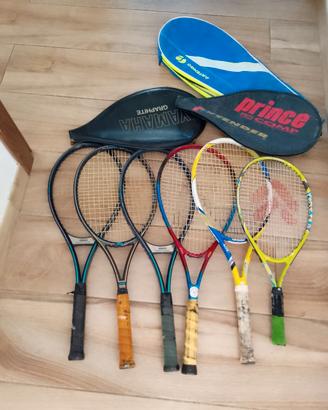 6 Racchette da tennis