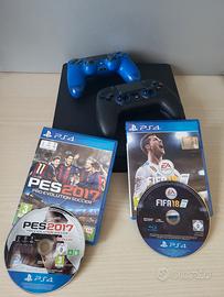 ps4 1TB + giochi + 2 controller