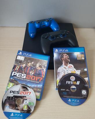 ps4 1TB + giochi + 2 controller