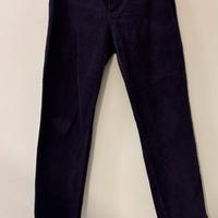 Pantaloni a costine viola