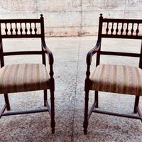 Coppia sedie umbertine - antiquariato
