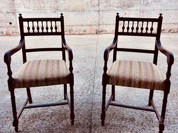 Coppia sedie umbertine - antiquariato