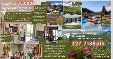 Monolocale in residence turistico monti del Lazio