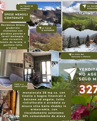 Monolocale in residence turistico monti del Lazio