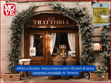 Vendita a riscatto osteria con 100 anni di storia