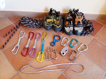attrezzatura da arrampicata
