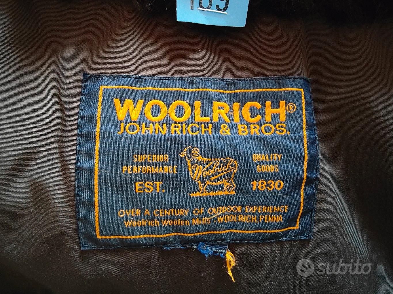 Giaccone modello woolrich in vera piuma d'oca