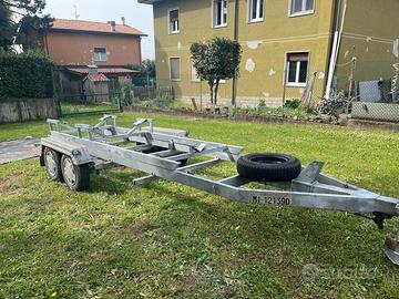 Carrello biasse portata 1750 kg