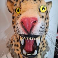 Maschera Leopardo / Ghepardo in Lattice Carnevale